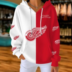 Limited Edition – Customized NHL Detroit Red Wings Ribbed Hoodie & Sweatshirt