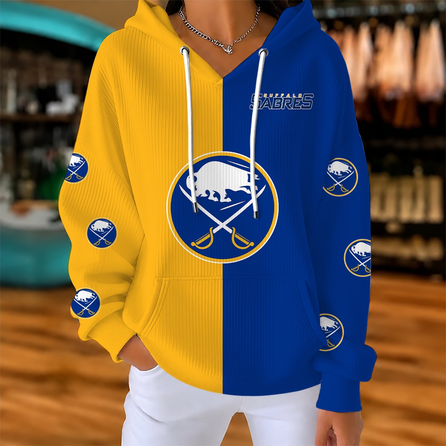 Limited Edition – Customized NHL Buffalo Sabres Ribbed Hoodie & Sweatshirt