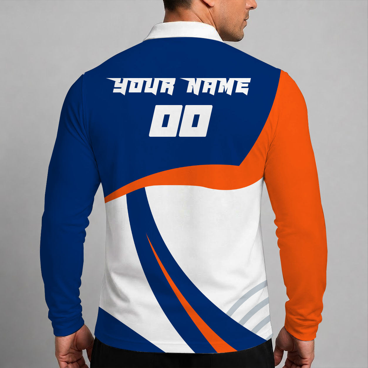 Limited Edition – Customized MLB New York Mets Men’s Long Sleeve Polo Shirt - Image 2