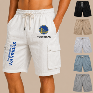 Limited Edition – Customized NBA Golden State Warriors Men’s Drawstring Cargo Shorts