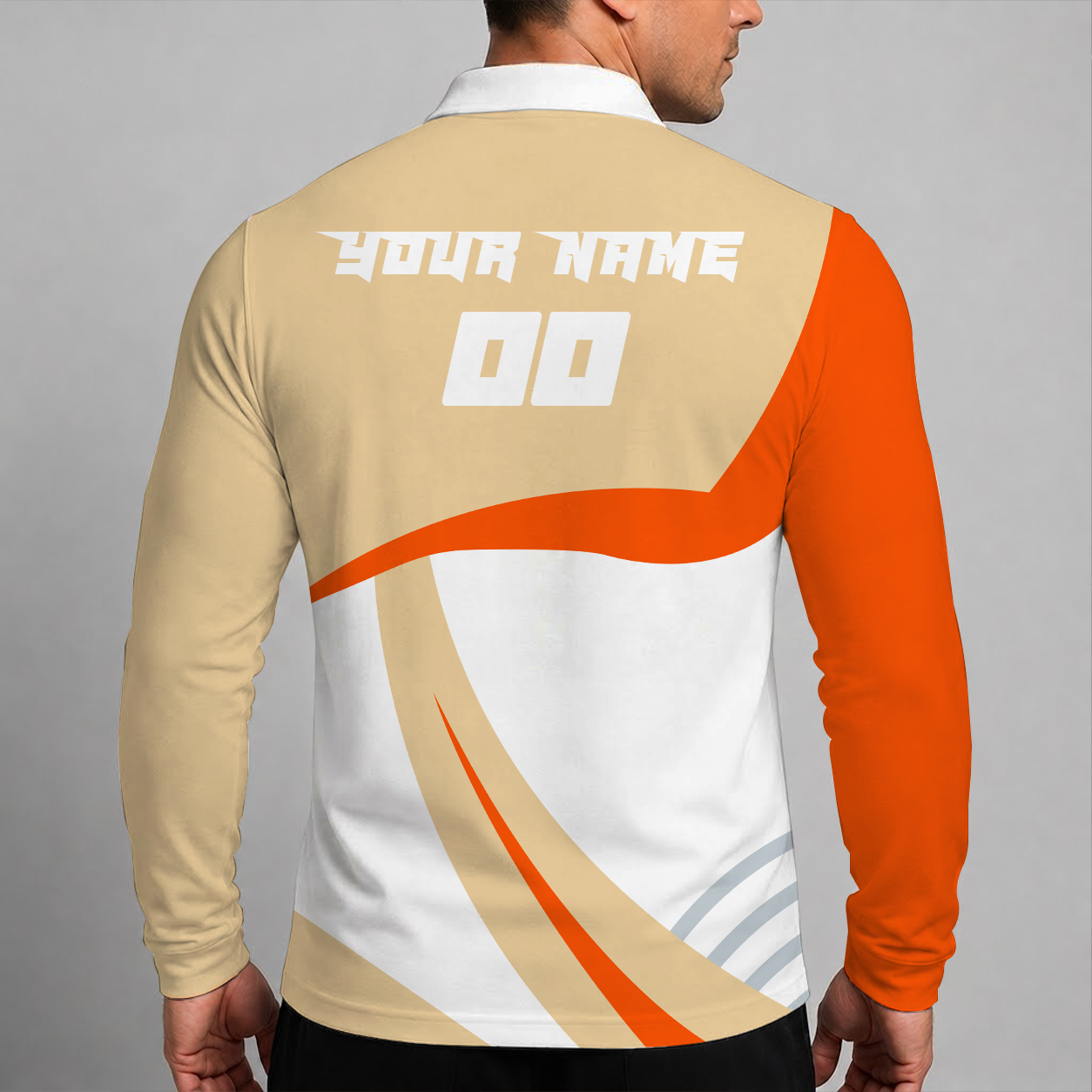 Limited Edition – Customized MLB San Francisco Giants Men’s Long Sleeve Polo Shirt - Image 2