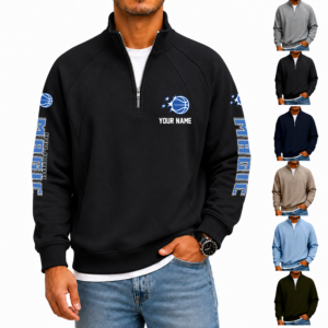 Limited Edition – Customized NBA Orlando Magic Men’s Quarter Zip Pullover