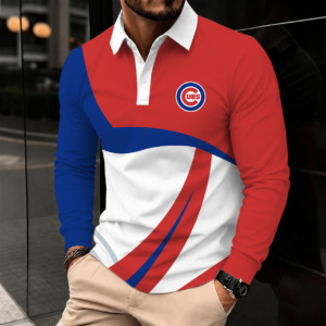 Limited Edition – Customized MLB Chicago Cubs Men’s Long Sleeve Polo Shirt