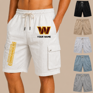 Limited Edition – Customized NFL Washington Commanders Men’s Drawstring Cargo Shorts