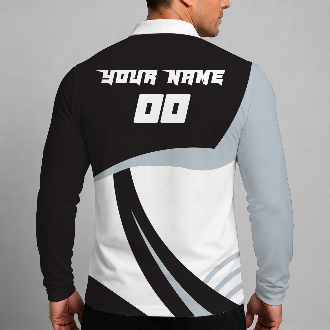 Limited Edition – Customized MLB Chicago White Sox Men’s Long Sleeve Polo Shirt - Image 2