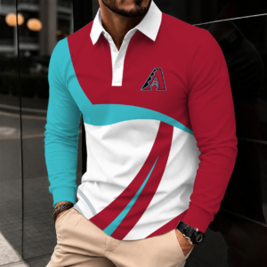 Limited Edition – Customized MLB Arizona Diamondbacks Men’s Long Sleeve Polo Shirt