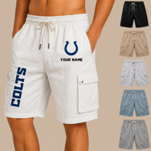 Limited Edition – Customized NFL Indianapolis Colts Men’s Drawstring Cargo Shorts