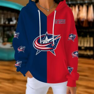 Limited Edition – Customized NHL Columbus Blue Jackets Ribbed Hoodie & Sweatshirt