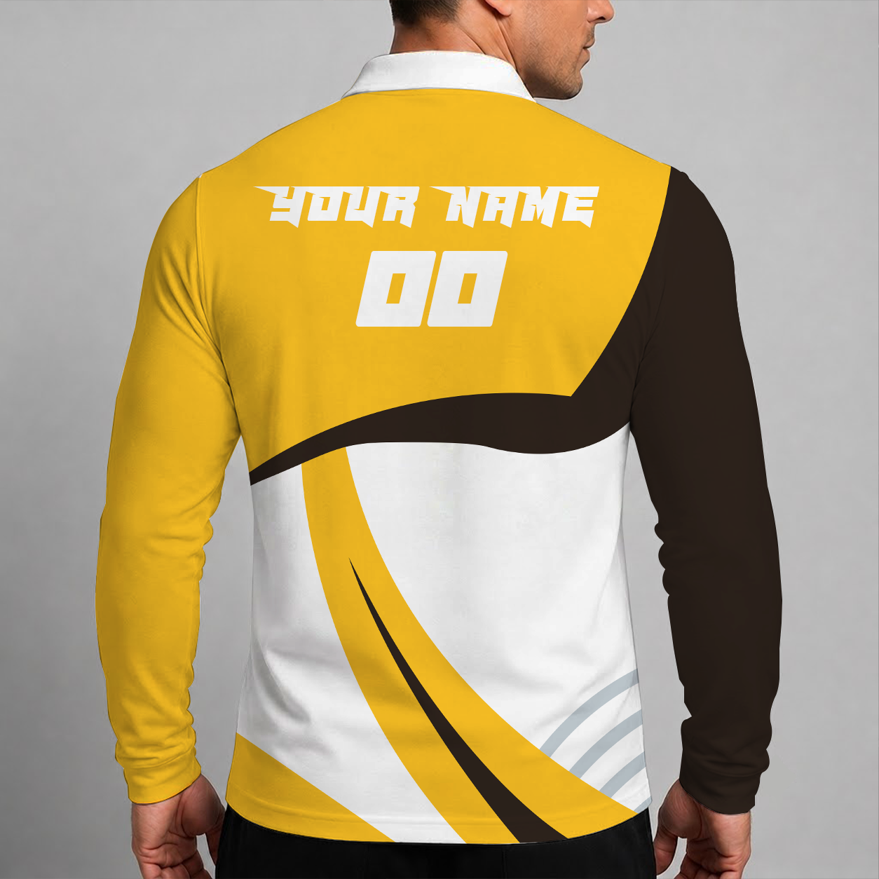Limited Edition – Customized MLB San Diego Padres Men’s Long Sleeve Polo Shirt - Image 2