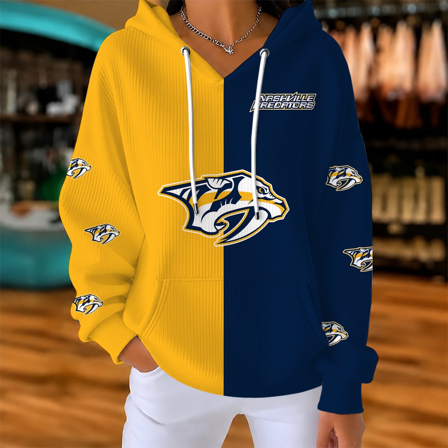 Limited Edition – Customized NHL Nashville Predators Ribbed Hoodie & Sweatshirt