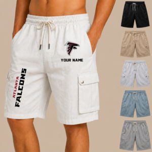 Limited Edition – Customized NFL Atlanta Falcons Men’s Drawstring Cargo Shorts