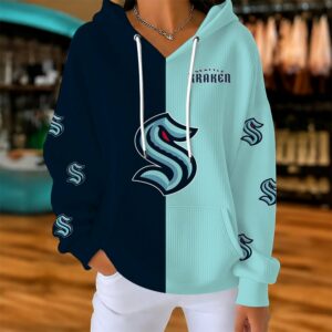 Limited Edition – Customized NHL Seattle Kraken Ribbed Hoodie & Sweatshirt