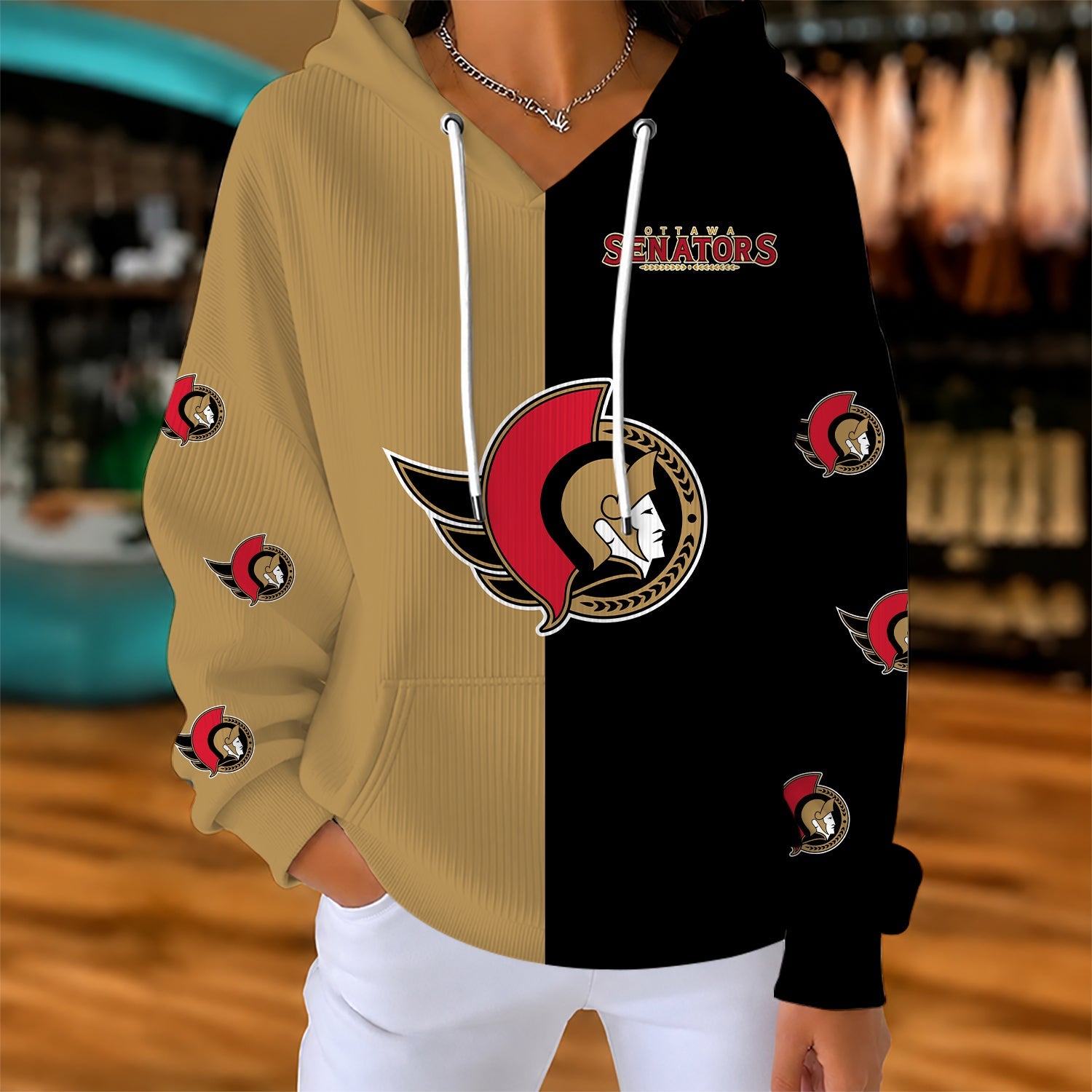 Limited Edition – Customized NHL Ottawa Senators Ribbed Hoodie & Sweatshirt