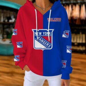 Limited Edition – Customized NHL New York Rangers Ribbed Hoodie & Sweatshirt