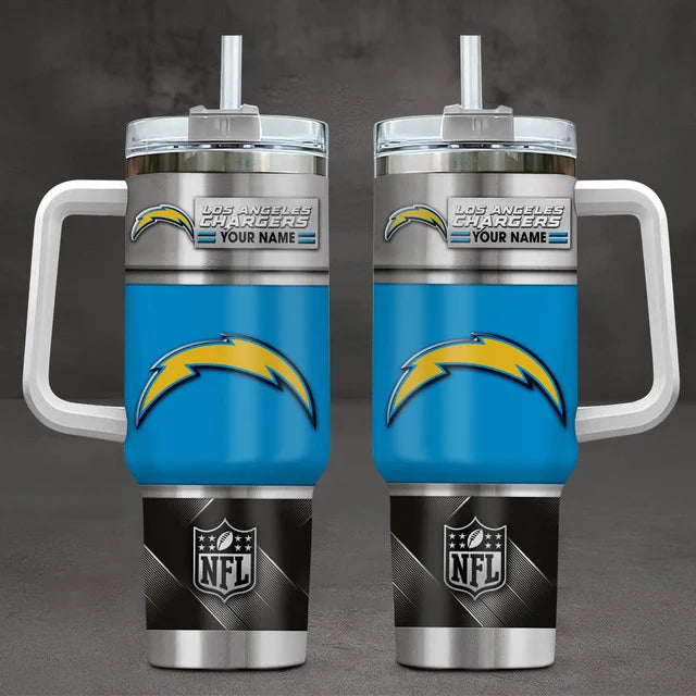 Limited Edition – Customized NFL Los Angeles Chargers Tumbler Cup