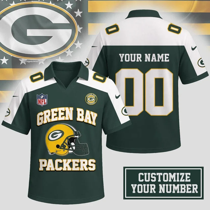 Limited Edition – Customized NFL Green Bay Packers Polo Shirt