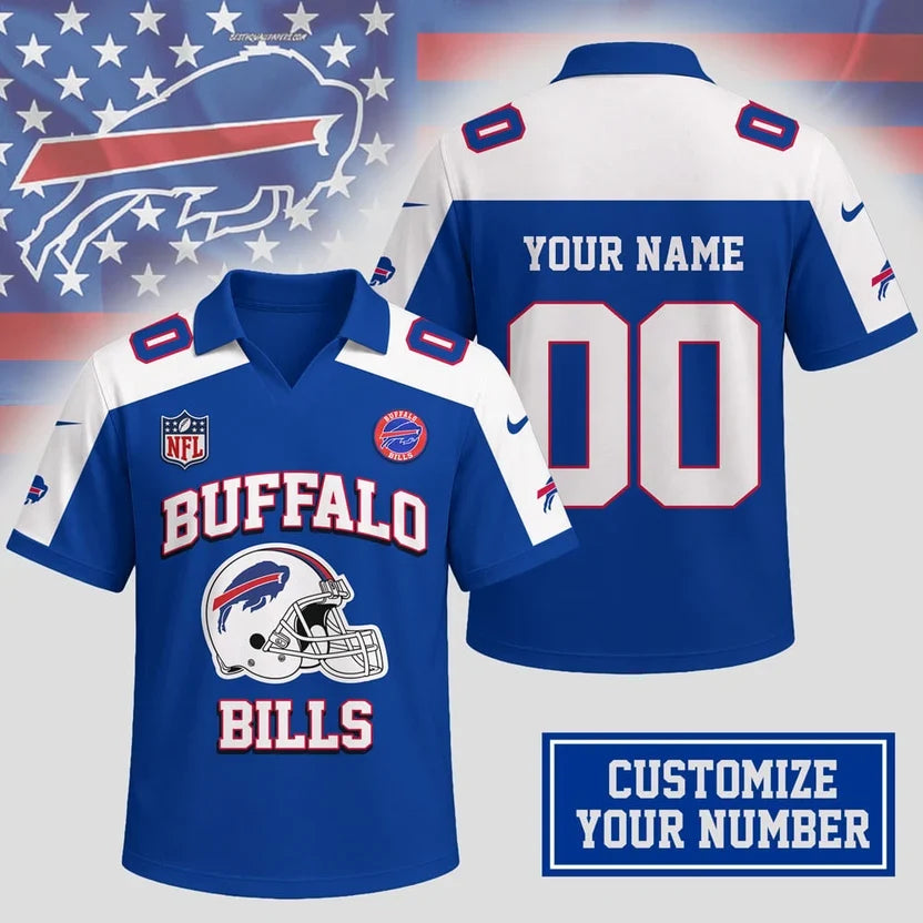 Limited Edition – Customized NFL Buffalo Bills Polo Shirt