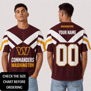 Limited Edition – Customized NFL Washington Commanders Unisex T-Shirt