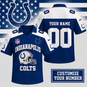 Limited Edition – Customized NFL Indianapolis Colts Polo Shirt