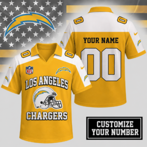 Limited Edition – Customized NFL Los Angeles Chargers Polo Shirt