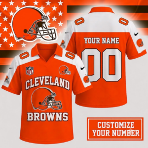 Limited Edition – Customized NFL Cleveland Browns Polo Shirt