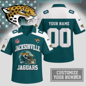 Limited Edition – Customized NFL Jacksonville Jaguars Polo Shirt
