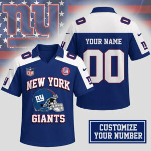 Limited Edition – Customized NFL New York Giants Polo Shirt