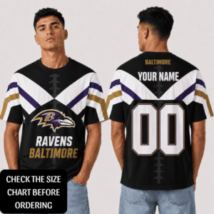 Limited Edition – Customized NFL Baltimore Ravens Unisex T-Shirt