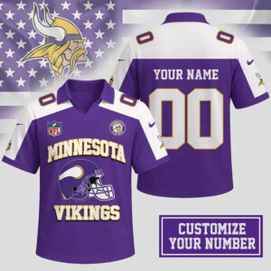 Limited Edition – Customized NFL Minnesota Vikings Polo Shirt
