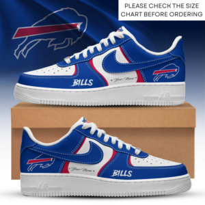 Limited Edition – Customized NFL Buffalo Bills Air Force 1 Shoes