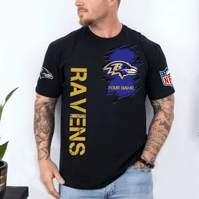 Limited Edition – Customized NFL Baltimore Ravens Unisex T-Shirt