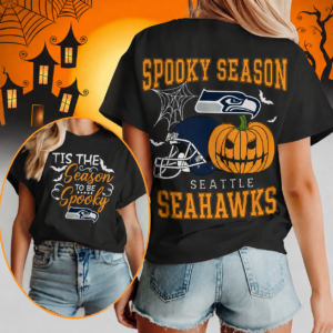 Limited Edition – Customized NFL Seattle Seahawks Halloween T-Shirt