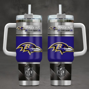 Limited Edition – Customized NFL Baltimore Ravens Tumbler Cup