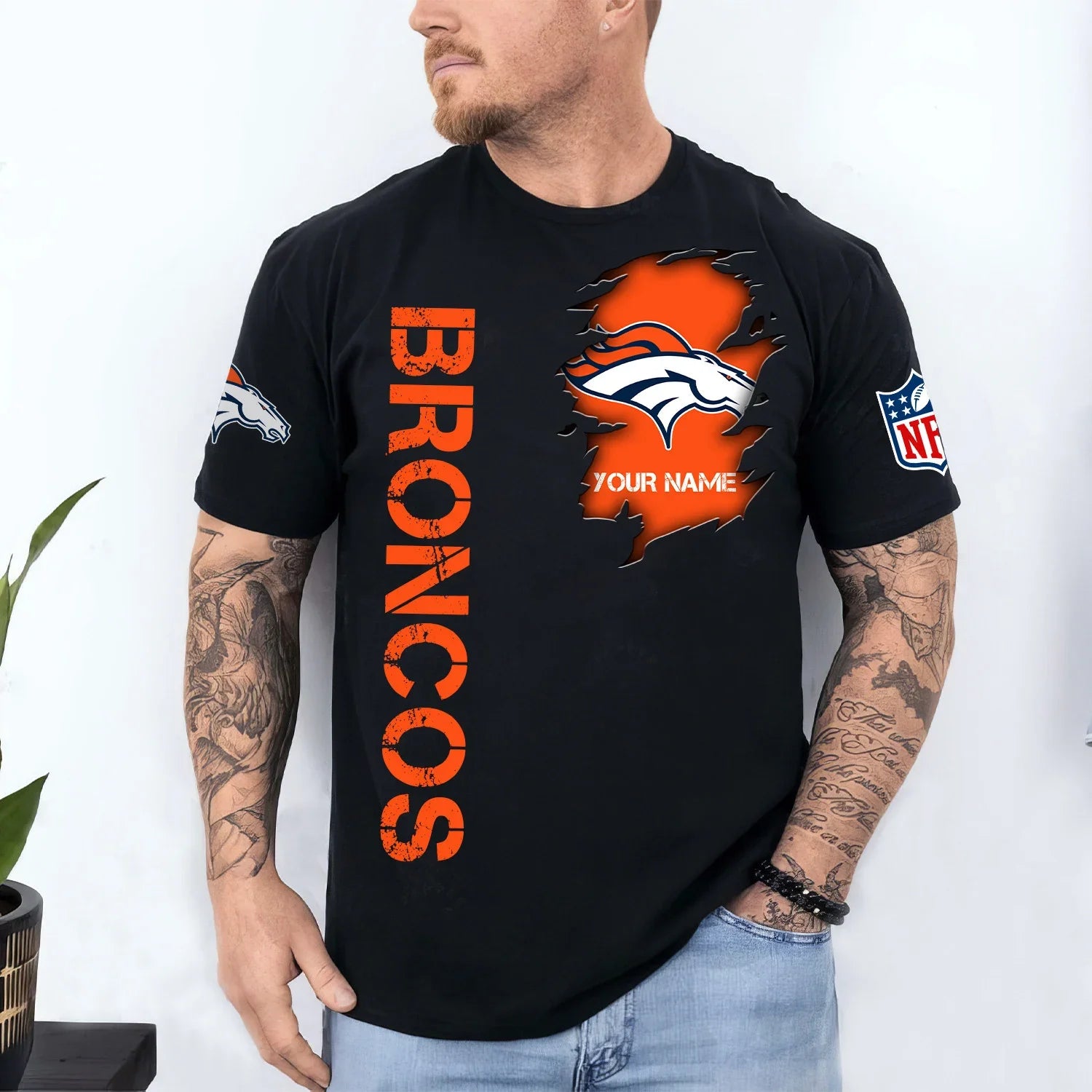 Limited Edition – Customized NFL Denver Broncos Unisex T-Shirt