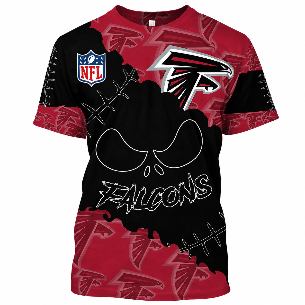 Limited Edition – Customized NFL Atlanta Falcons Halloween Skull Apparel For Fans