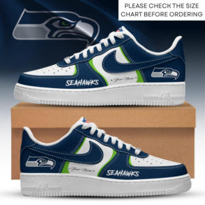 Limited Edition – Customized NFL Seattle Seahawks Air Force 1 Shoes