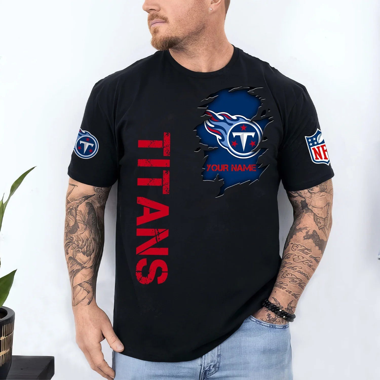 Limited Edition – Customized NFL Tennessee Titans Unisex T-Shirt