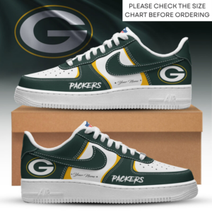 Limited Edition – Customized NFL Green Bay Packers Air Force 1 Shoes