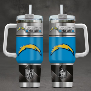 Limited Edition – Customized NFL Los Angeles Chargers Tumbler Cup
