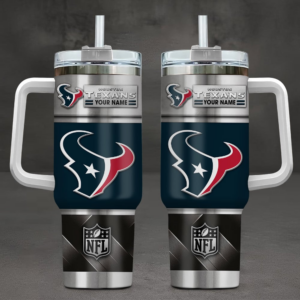 Limited Edition – Customized NFL Houston Texans Tumbler Cup