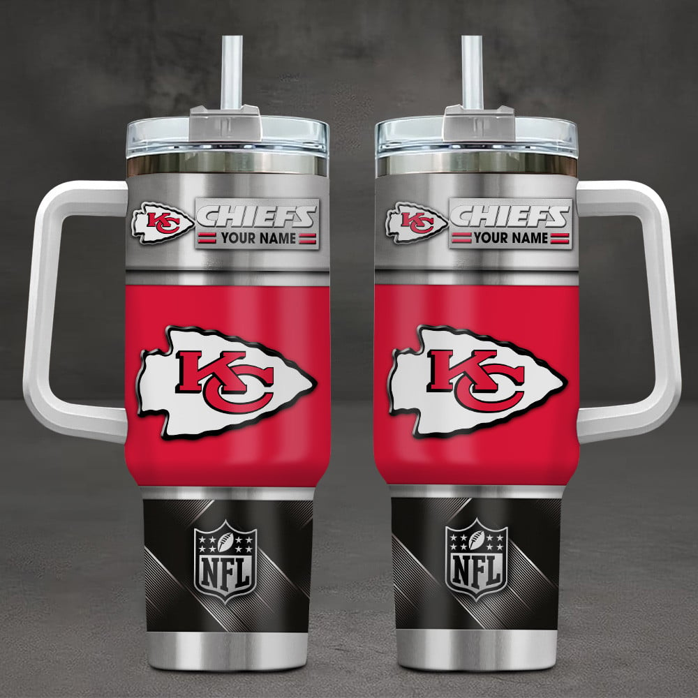 Limited Edition – Customized NFL Kansas City Chiefs Tumbler Cup