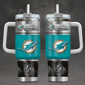 Limited Edition – Customized NFL Miami Dolphins Tumbler Cup