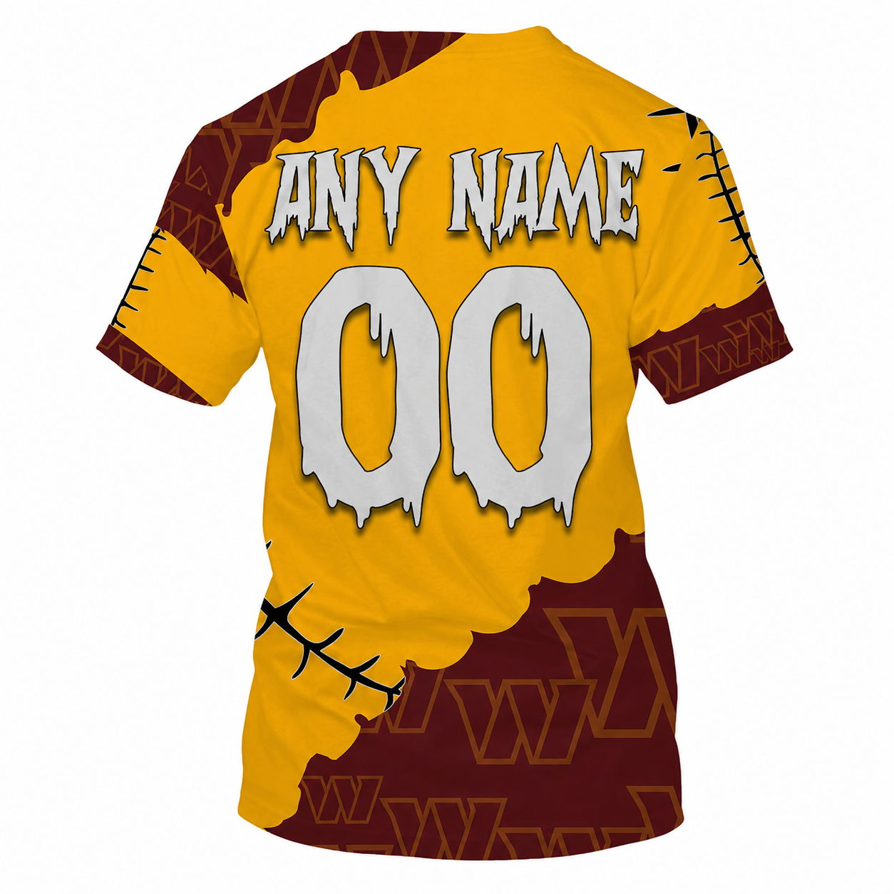Limited Edition – Customized NFL Washington Commanders Halloween Skull Apparel For Fans - Image 2