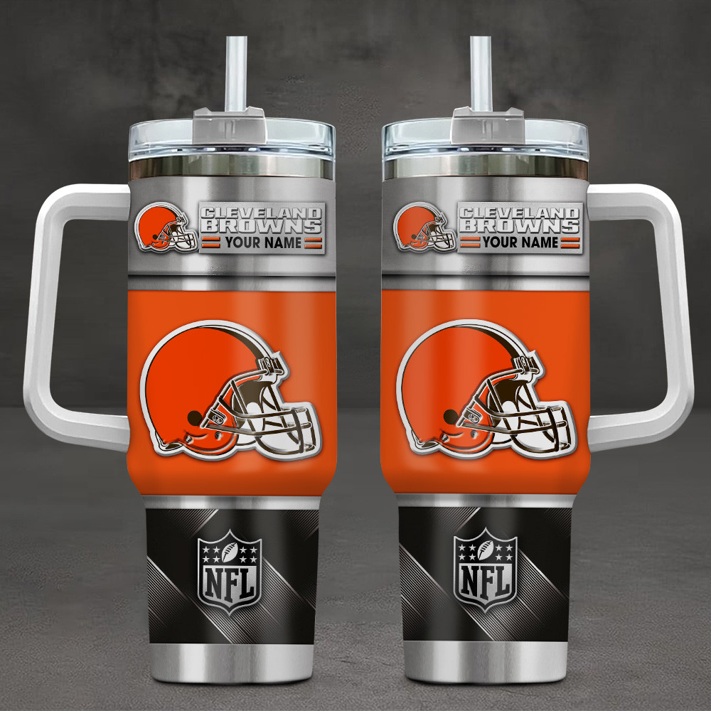 Limited Edition – Customized NFL Cleveland Browns Tumbler Cup