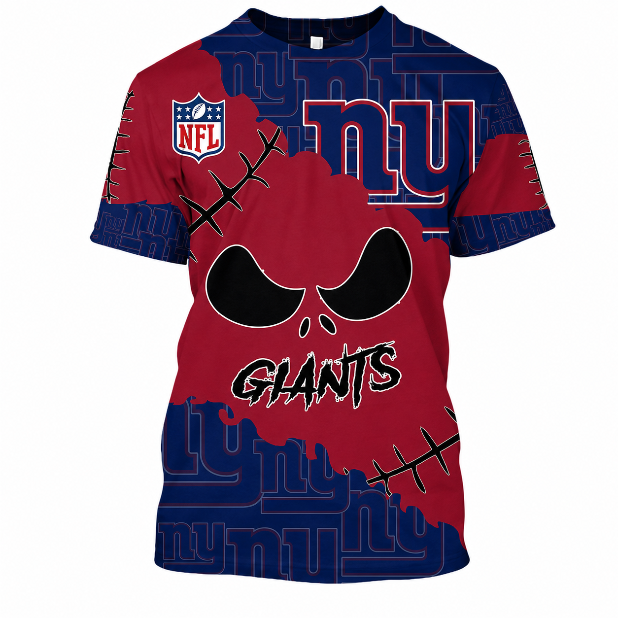 Limited Edition – Customized NFL New York Giants Halloween Skull Apparel For Fans