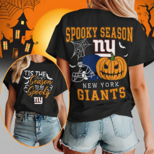 Limited Edition – Customized NFL New York Giants Halloween T-Shirt