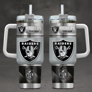 Limited Edition – Customized NFL Las Vegas Raiders Tumbler Cup