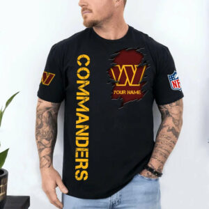Limited Edition – Customized NFL Washington Commanders Unisex T-Shirt