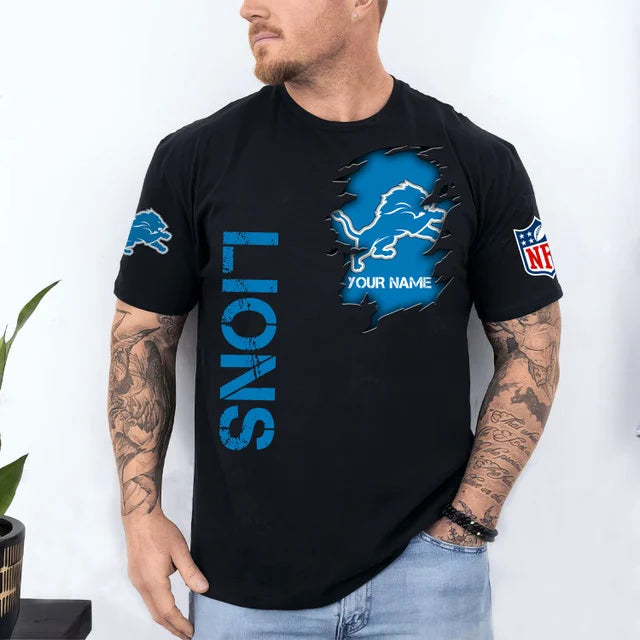Limited Edition – Customized NFL Detroit Lions Unisex T-Shirt