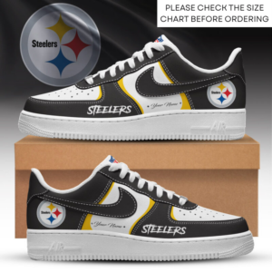Limited Edition – Customized NFL Pittsburgh Steelers Air Force 1 Shoes